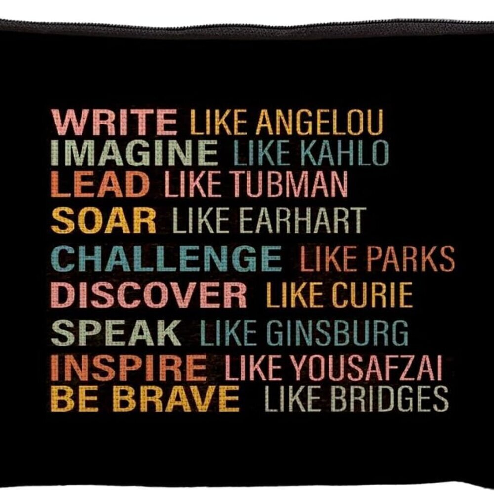 Inspirational Gifts for Women Makeup Bag, Women Empowerment Gifts, Gifts for Bla